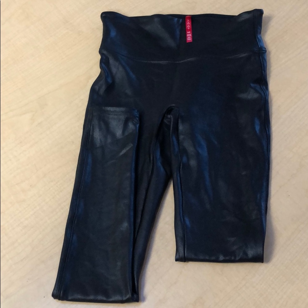Spanx faux leather leggings